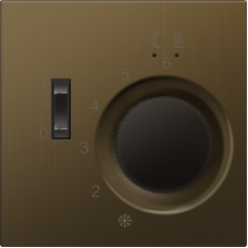 Накладка для регулятора температуры пола DTEF231,  латунь,  серия R98 METAL