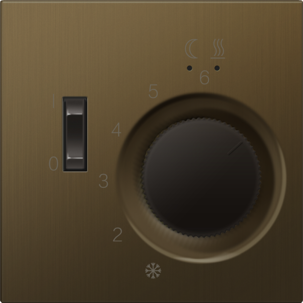 Накладка для регулятора температуры пола DTEF231,  латунь,  серия R98 METAL