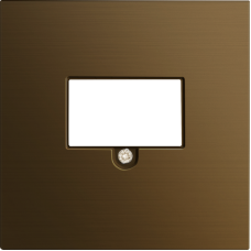 Накладка стандарта TAE для розеток USB,  HDMI,  аудио,  латунь,  серия R98 METAL