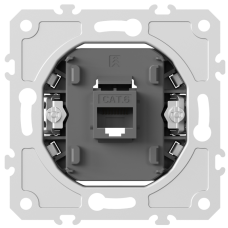 Механизм розетки RJ45 одиночная cat.6/ClassE-8,  серия DB