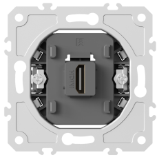 Механизм HDMI 2.0a,  черный,  разъем Type A 180° 4K  Full HD @ 60 Hz 3D,  HDR,  серия DB