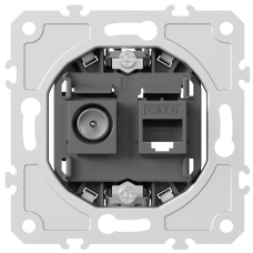 Механизм розетки RJ45/TV cat.6, ClassE-8/0-2400 МГц,  серия DB