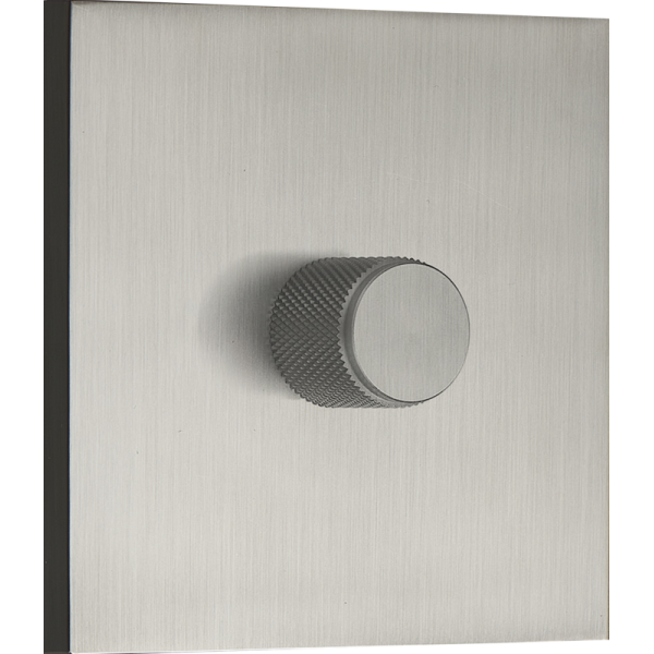 Светорегулятор поворотный Triac,  LED 100 Вт (акт.нагрузка-макс. 300Вт),  вороненая сталь,  серия N96