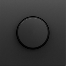 Накладка для светорегулятора поворотного,  черный графит,  серия S08