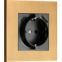 Розетка Schuko с зарядным устройством USB A+C,  с защитными шторками,  латунь,  серия N96