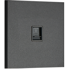 Компьютерная розетка RJ45 cat.6/ClassE,  черный,  серия N96