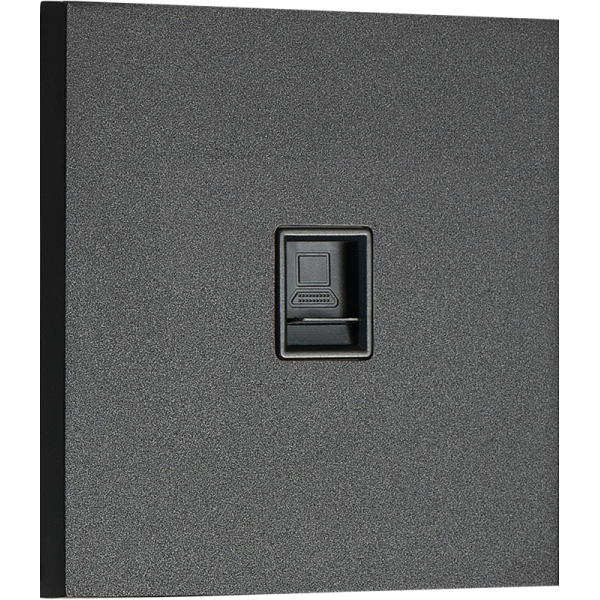 Компьютерная розетка RJ45 cat.6/ClassE,  черный,  серия N96