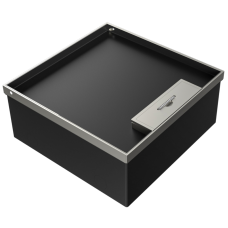 Лючок в пол 24 мод. (12 мод. 45х45 мм.),  металл