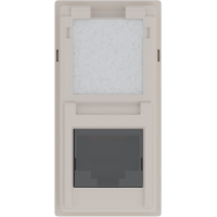 Розетка компьютерная RJ45 cat6 UTP 1 модуль,  песочный