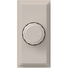 Светорегулятор поворотный 240В 2-проводный 100-1000Вт,  1 модуль,  песочный