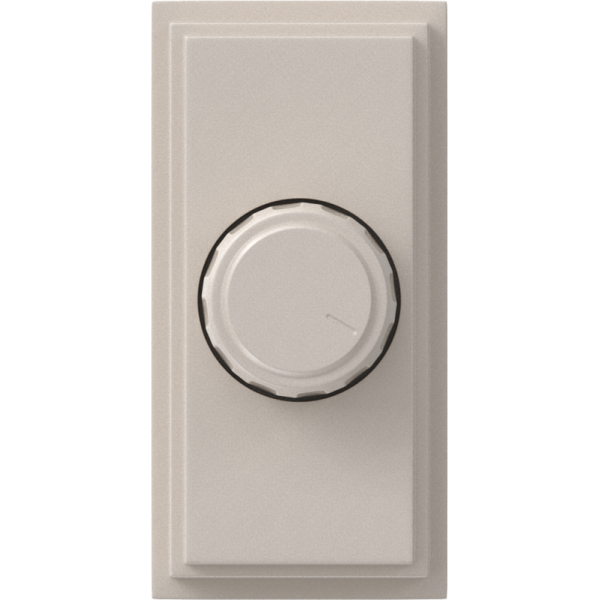 Светорегулятор поворотный 240В 2-проводный 100-1000Вт,  1 модуль,  песочный