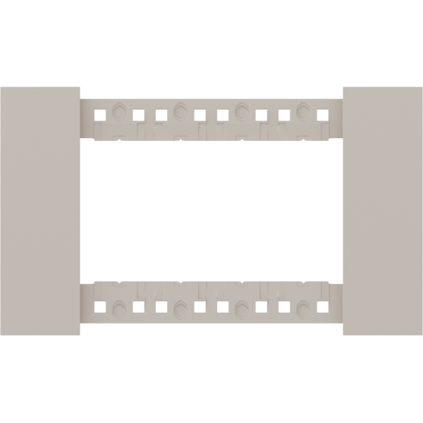 Декоративная рамка 4 модуля итал.стандарт,  песочный