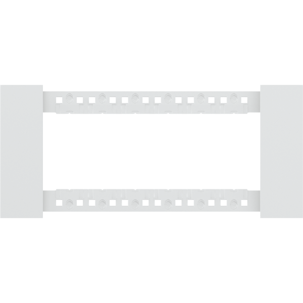 Декоративная рамка 6 модулей итал.стандарт,  белый