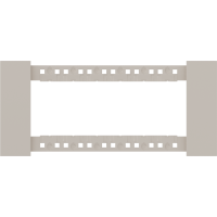 Декоративная рамка 6 модулей итал.стандарт,  песочный