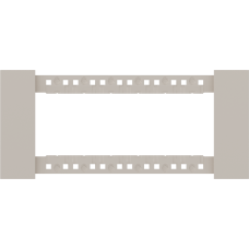 Декоративная рамка 6 модулей итал.стандарт,  песочный