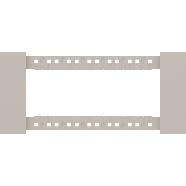 Декоративная рамка 6 модулей итал.стандарт,  песочный