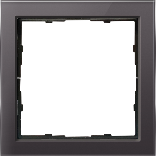 Рамка 1-я стекло мокко,  серия R98 Glass