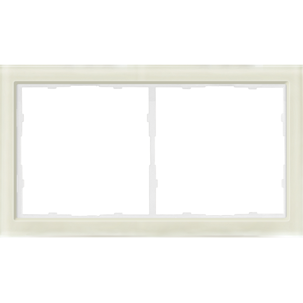 Рамка 2-я стекло кашемир,  серия R98 Glass