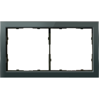Рамка 2-я стекло изумруд,  серия R98 Glass