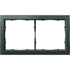 Рамка 2-я стекло изумруд,  серия R98 Glass