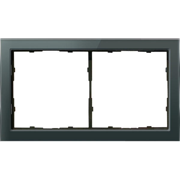 Рамка 2-я стекло изумруд,  серия R98 Glass