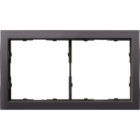 Рамка 2-я стекло мокко,  серия R98 Glass