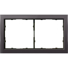 Рамка 2-я стекло мокко,  серия R98 Glass