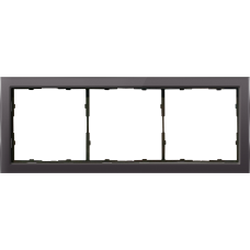 Рамка 3-я стекло мокко,  серия R98 Glass