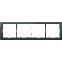 Рамка 4-я стекло изумруд,  серия R98 Glass