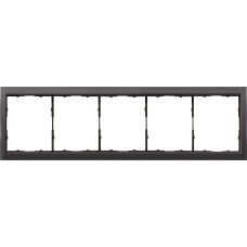 Рамка 5-я стекло мокко,  серия R98 Glass