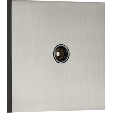 TV розетка (папа),  вороненая сталь,  серия N96