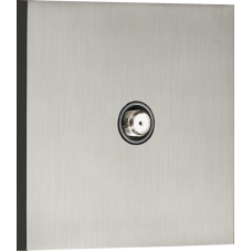 Спутниковая розетка SAT 1 Вых.: 950-2400 МГц,  (F-разъём),  вороненая сталь,  серия N96