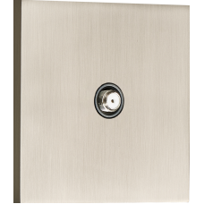 Спутниковая розетка SAT 1 Вых.: 950-2400 МГц,  (F-разъём),  никель,  серия N96