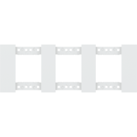 Декоративная рамка 2+2+2 модуля,  белый