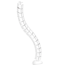 Кабель-канал вертикальный гибкий OvaleDesign,  пластик,  белый,  длина 0.745м