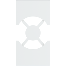 Лицевая панель для розеток 2К+З нем./итал.станд. 2 модуля,  белый