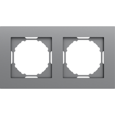 Рамка 2-я,  матовый серый,  серия A07