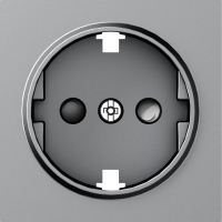 Накладка для розетки Schuko с заземлением,  со шторками 16A 250 В~, серия A07