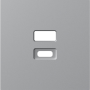 Накладка для розеток USB,  матовый серый,  серия A07