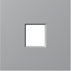 Накладка 1-я для розеток RJ45, TV, SAT,  HDMI,  матовый серый,  серия A07