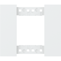 Декоративная рамка 2 модуля,  белый