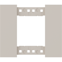 Декоративная рамка 2 модуля,  песочный