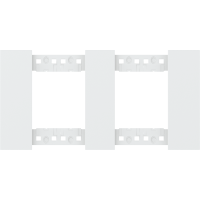 Декоративная рамка 2+2 модуля,  белый