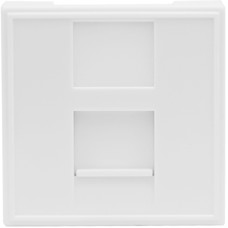 Розетка DEC RJ45 UTP кат.6,  2мод.,  бел. (45х45мм),  серия (тип) DEC
