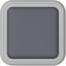 Переключатель 1-клавишный накладной,  цвет серый,  IP55,  серия W55