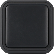 Рамка с клавишей для скрытой установки переключателя одиночный,  цвет антрацит,  IP55,  серия W55