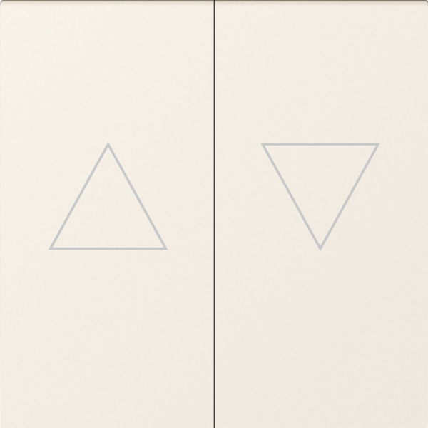 Клавиша 2-я со стрелками для жалюзи,  матовый кремовый,  серия A07