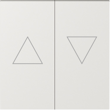 Клавиша 2-я со стрелками для жалюзи,  матовый кашемир,  серия A07