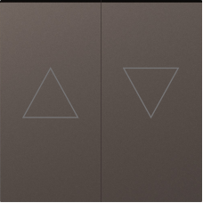 Клавиша 2-я со стрелками для жалюзи,  мокко,  серия A07