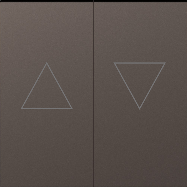 Клавиша 2-я со стрелками для жалюзи,  мокко,  серия A07